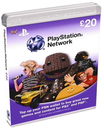 Playstation Network cards